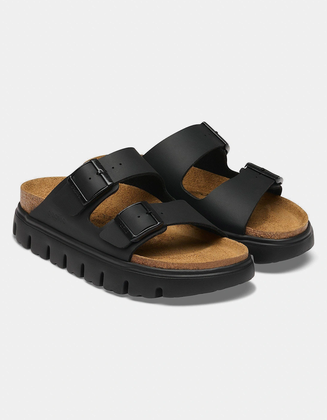 Birkenstock Papillio Arizona Chunky Birko-Flor Womens Sandals - Black