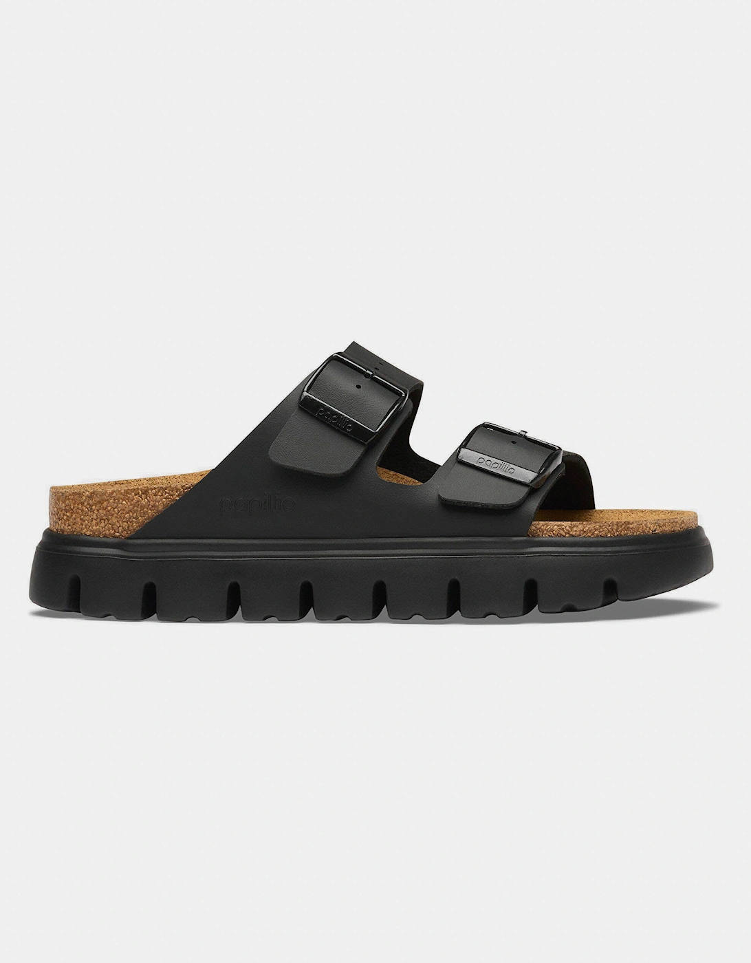 Birkenstock Papillio Arizona Chunky Birko-Flor Womens Sandals - Black