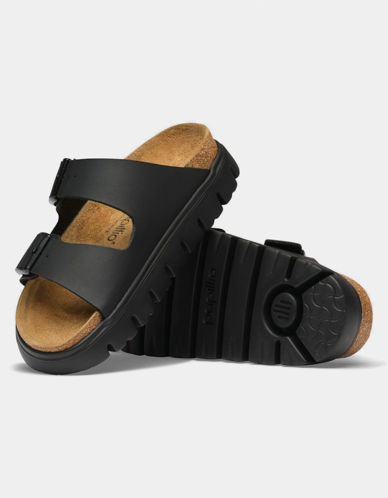 Birkenstock Papillio Arizona Chunky Birko-Flor Womens Sandals - Black
