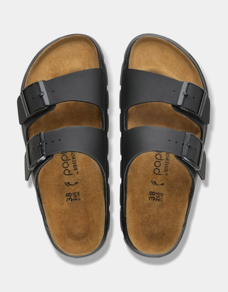 Birkenstock Papillio Arizona Chunky Birko-Flor Womens Sandals - Black