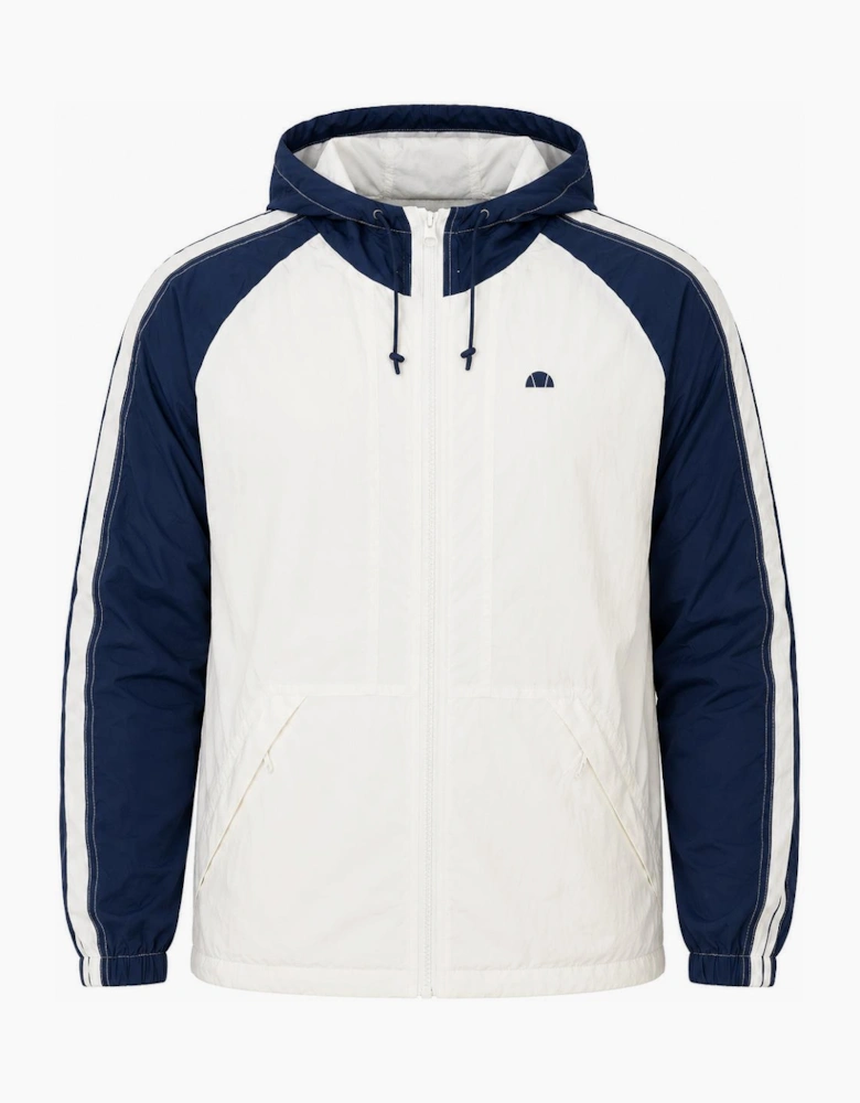 Ellesse Casillo Woven Shell Jacket Ecru/Navy