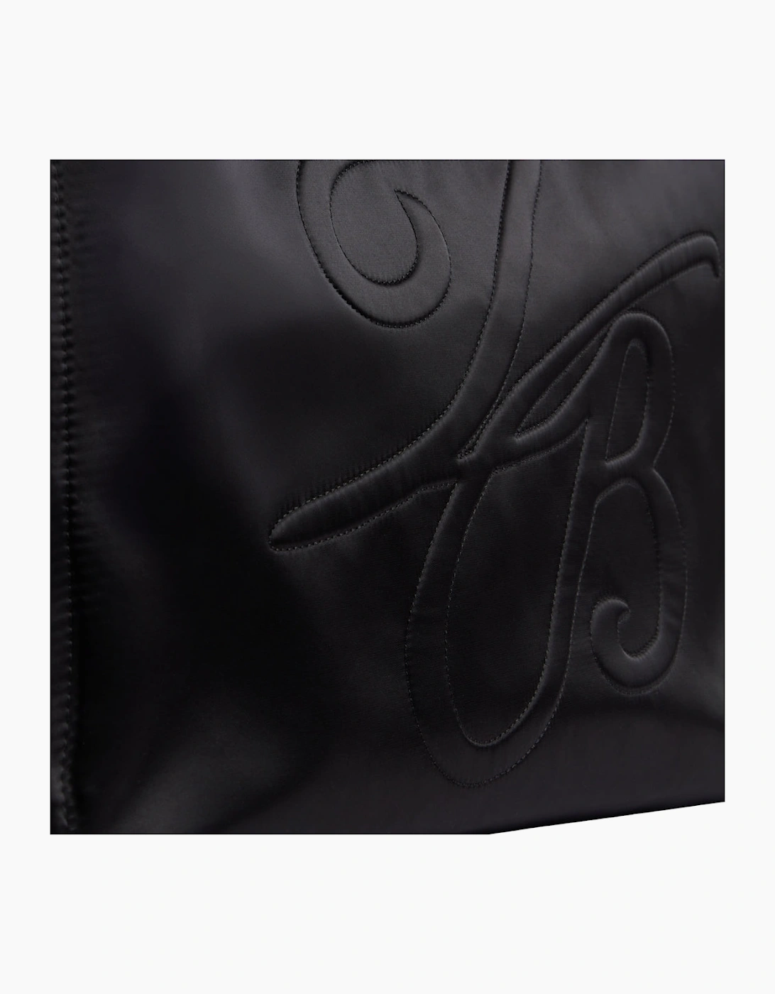 Ted Baker Halsea TB Script Padded Nylon Medium Black Bag