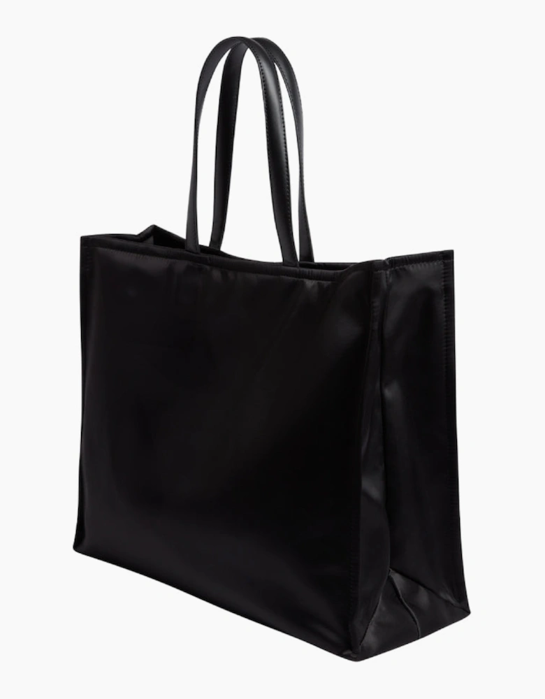 Ted Baker Halsea TB Script Padded Nylon Medium Black Bag