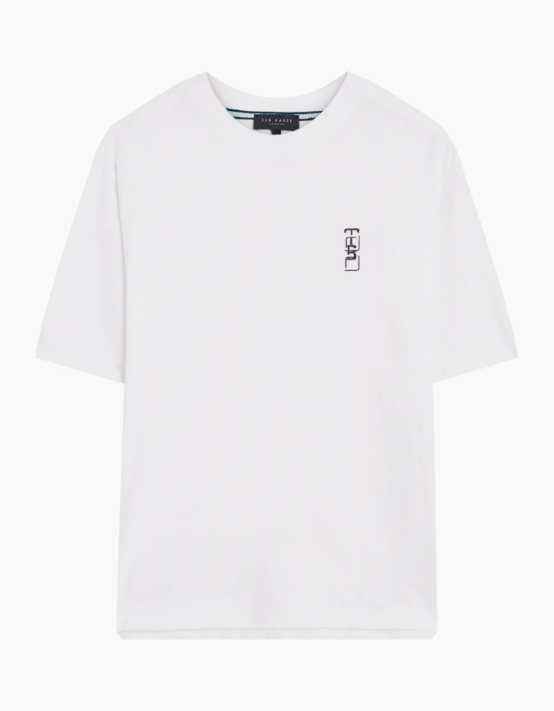 Ted Baker Kuyrt Branded White T-Shirt
