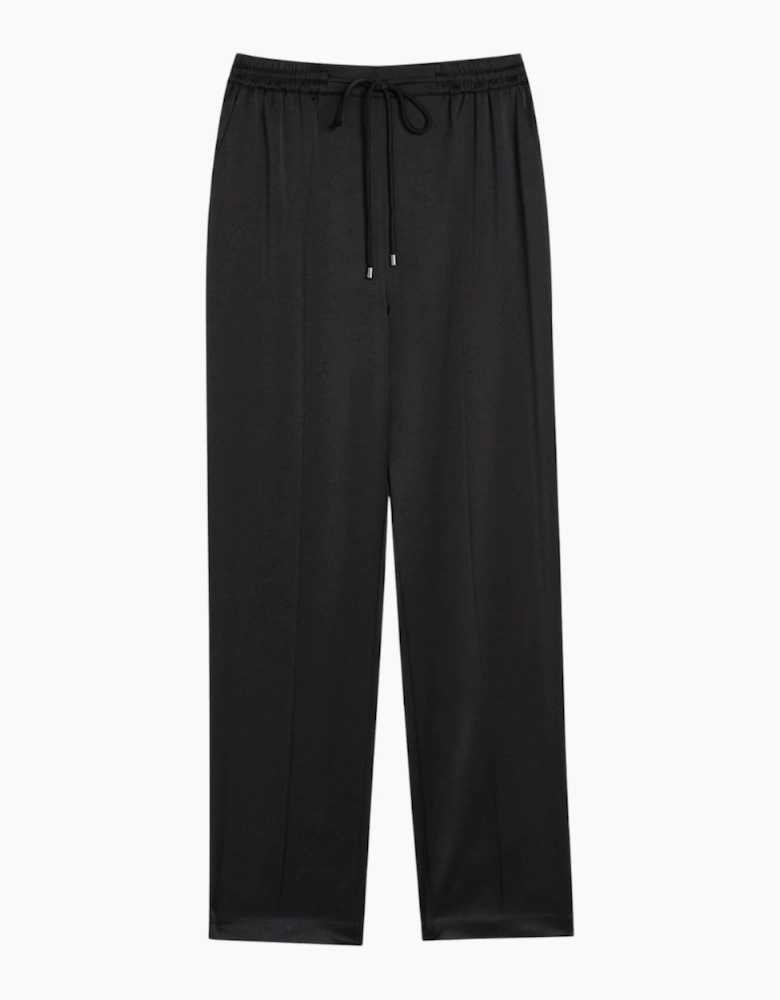 Ted Baker Natori Satin Slim Taper Black Jogger