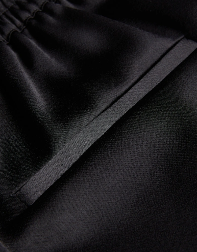 Ted Baker Natori Satin Slim Taper Black Jogger