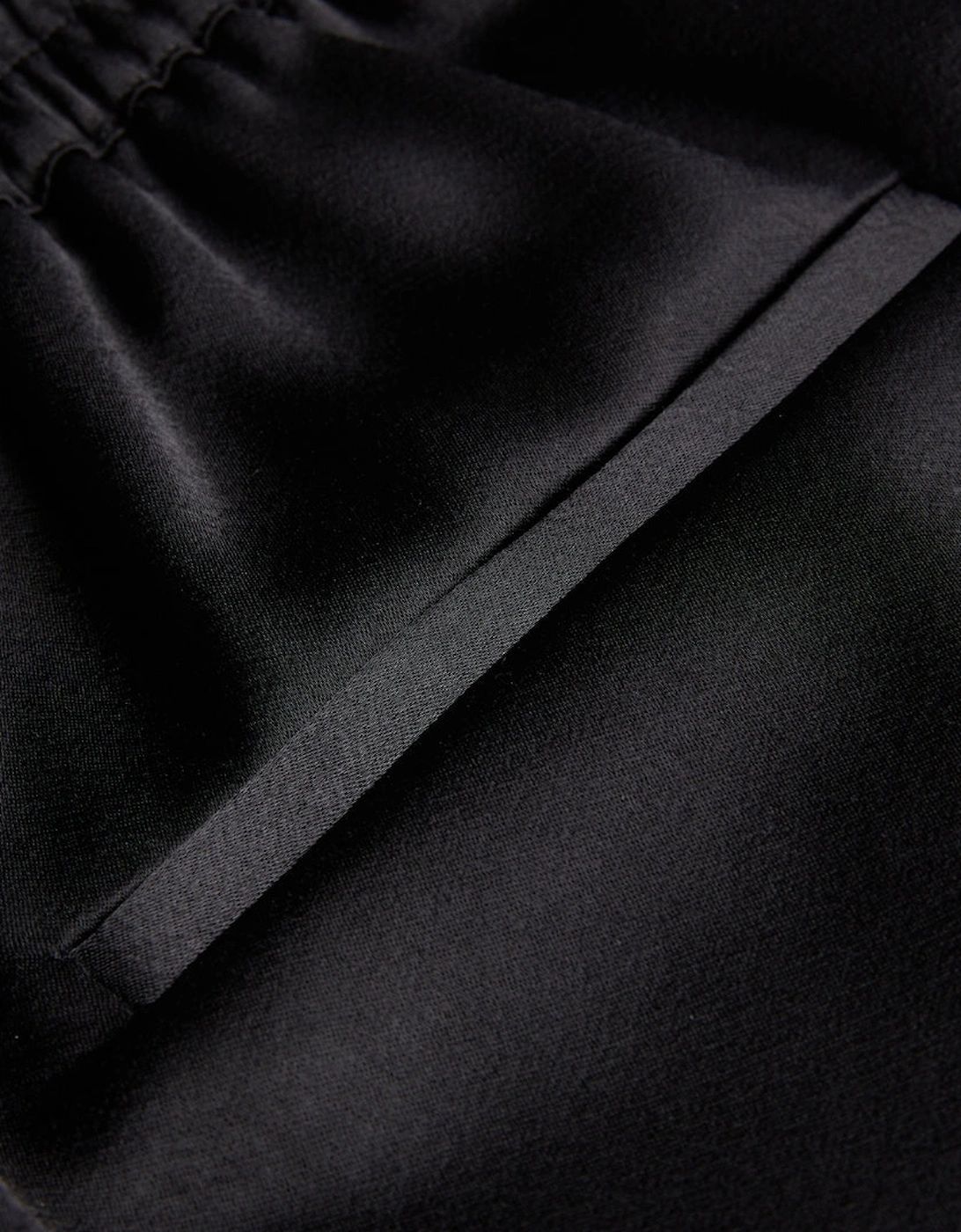 Ted Baker Natori Satin Slim Taper Black Jogger