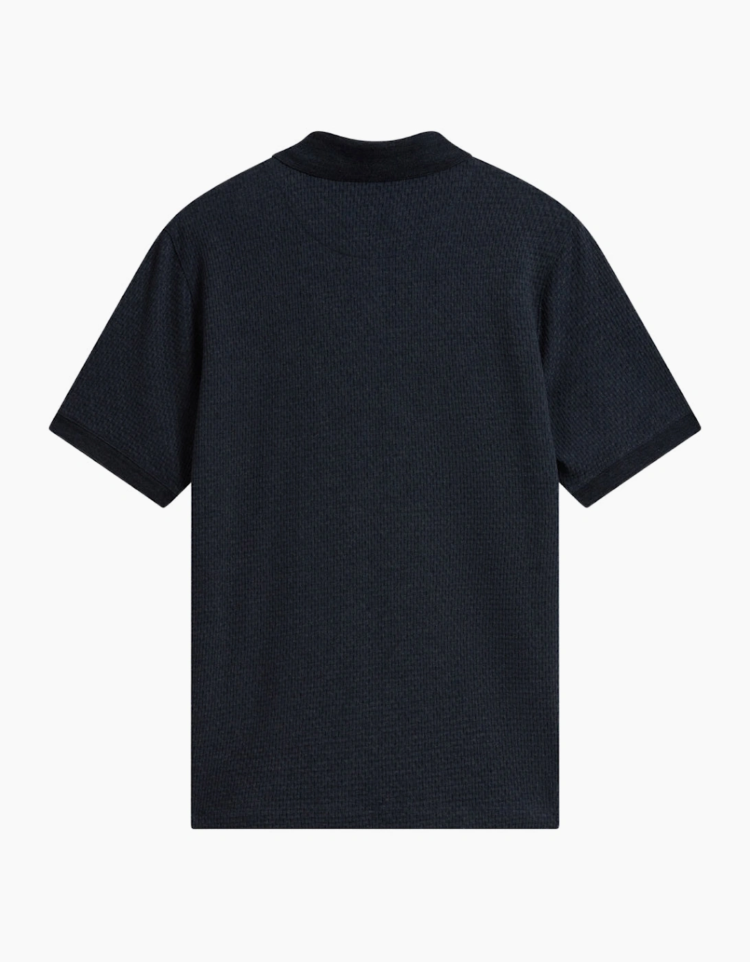 Ted Baker Redman Regular Textured Navy Polo Shirt