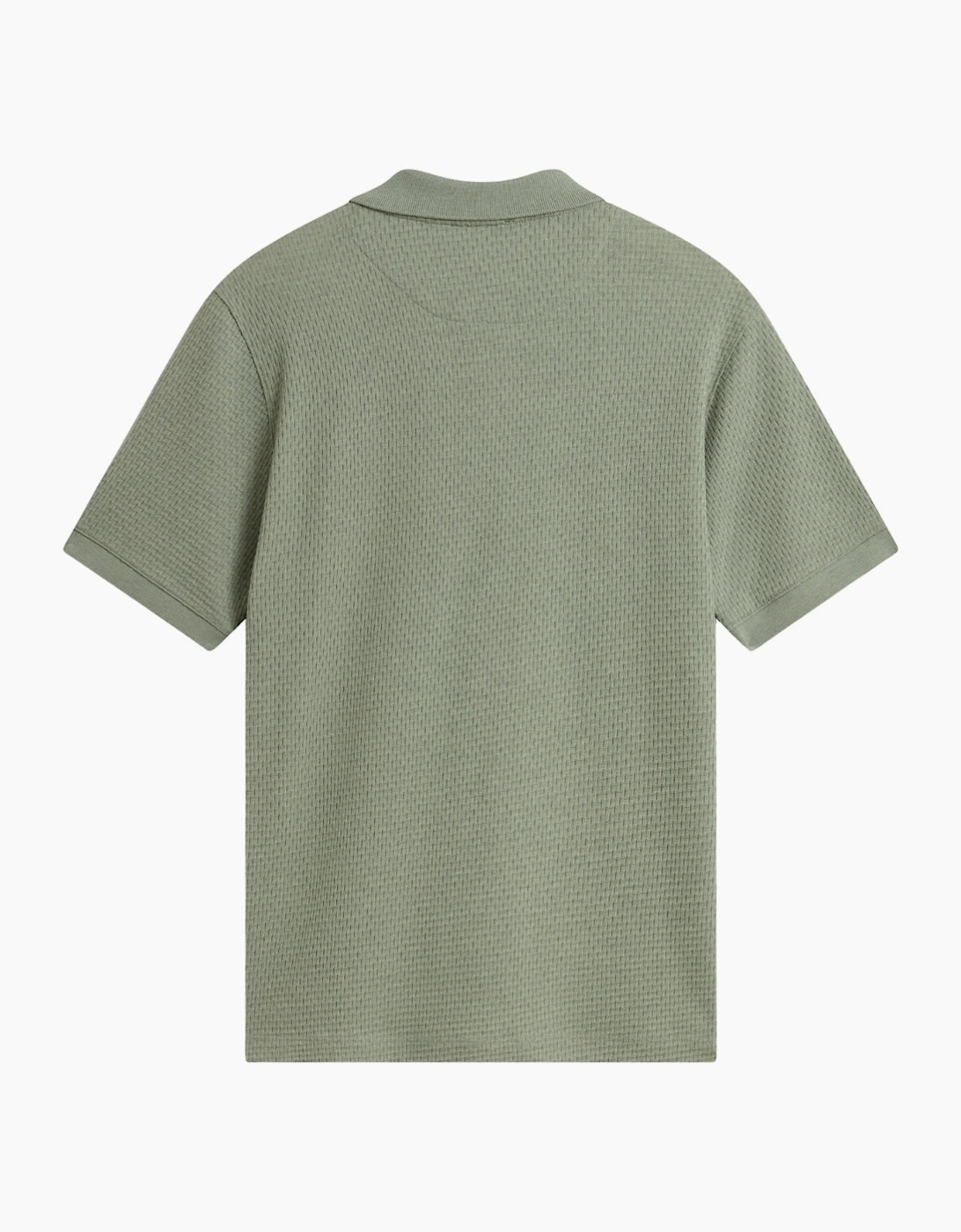 Ted Baker Redman Regular Textured Green Polo Shirt