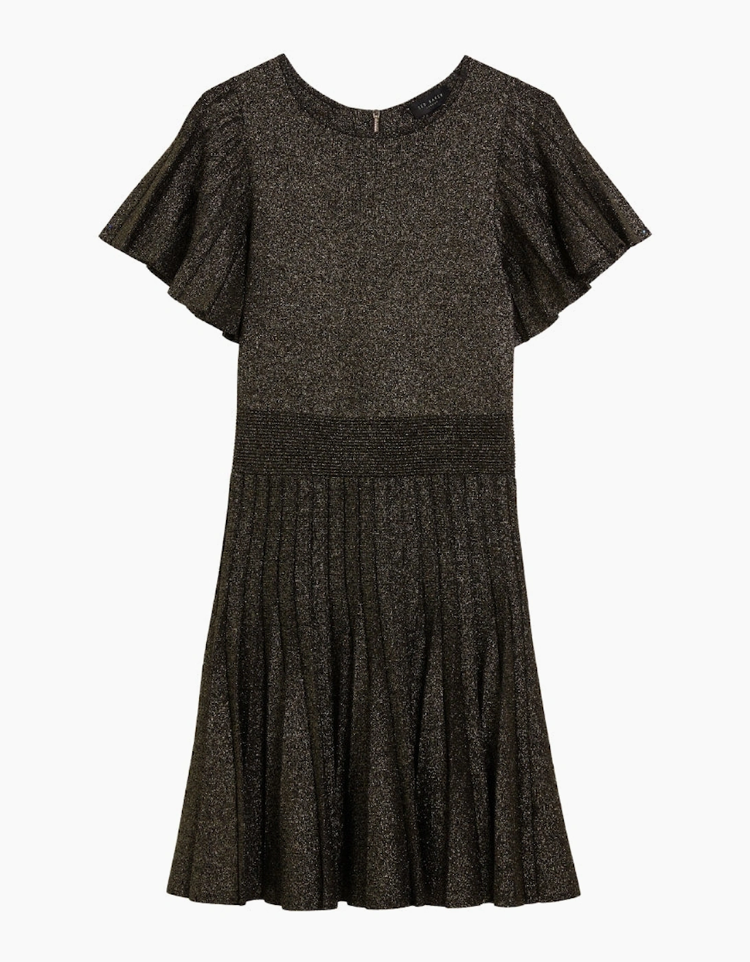 Ted Baker Women's Ted Baker Madison Metallic Angel Sleeve Black Knit Dress