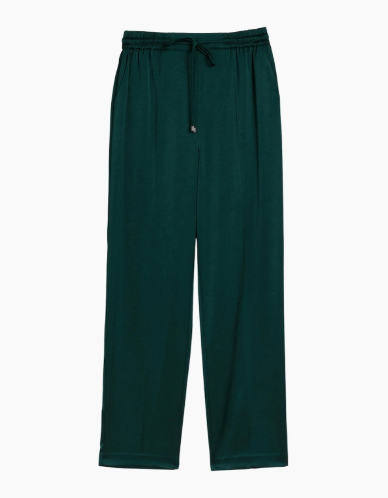 Ted Baker Natori Satin Slim Taper Green Joggers