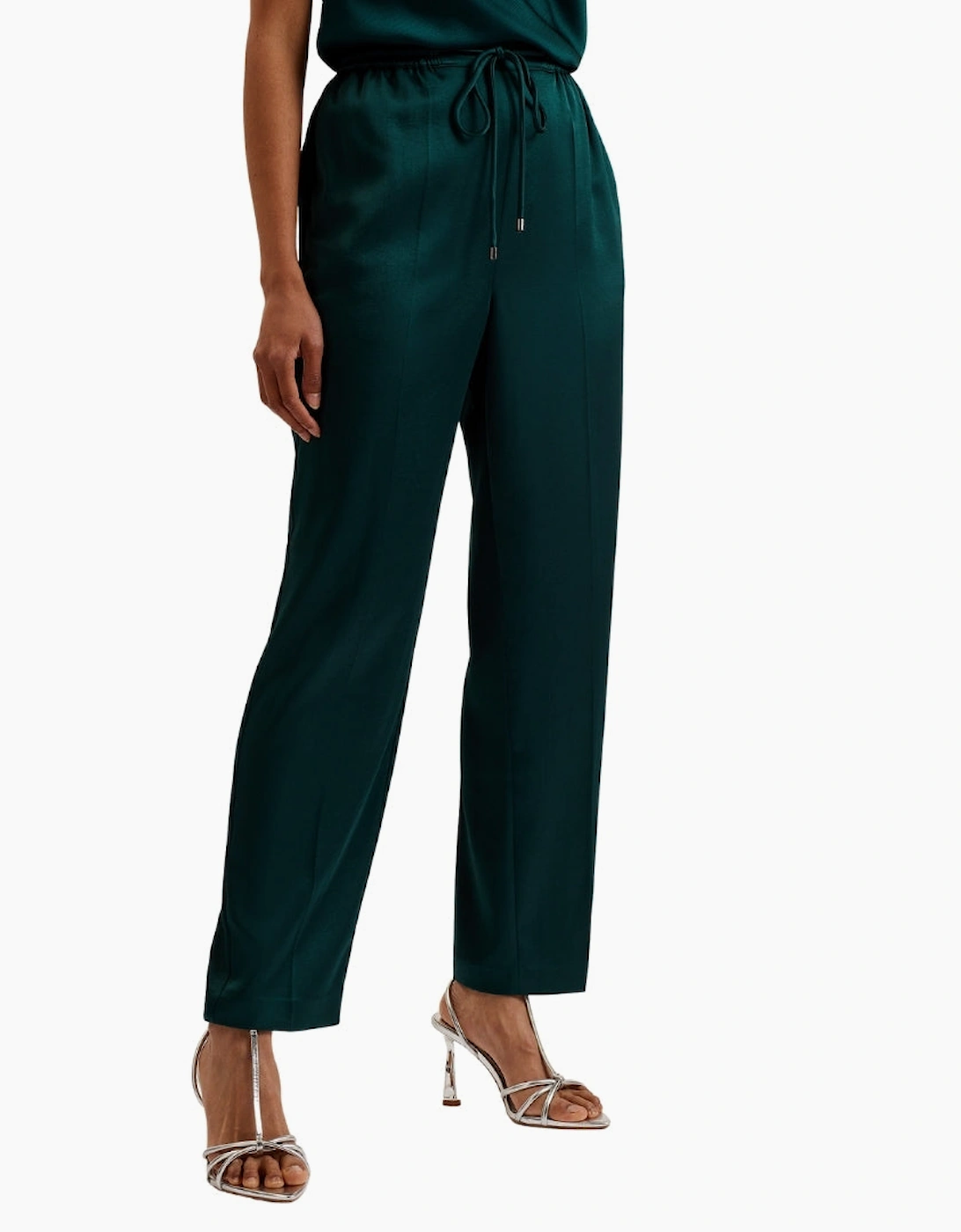 Ted Baker Natori Satin Slim Taper Green Joggers