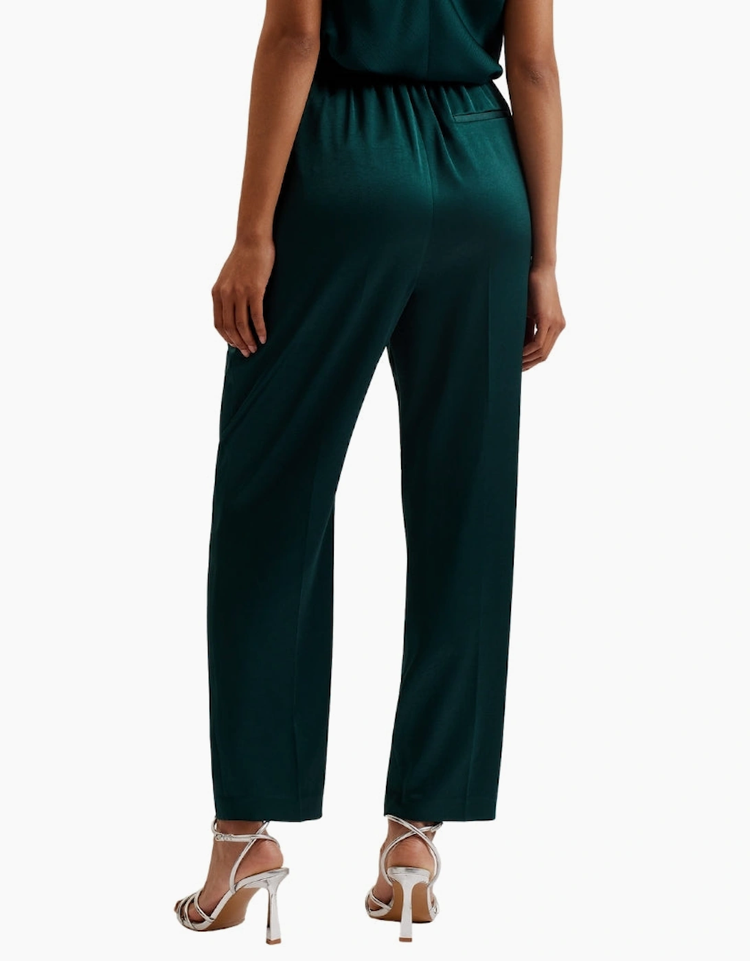 Ted Baker Natori Satin Slim Taper Green Joggers