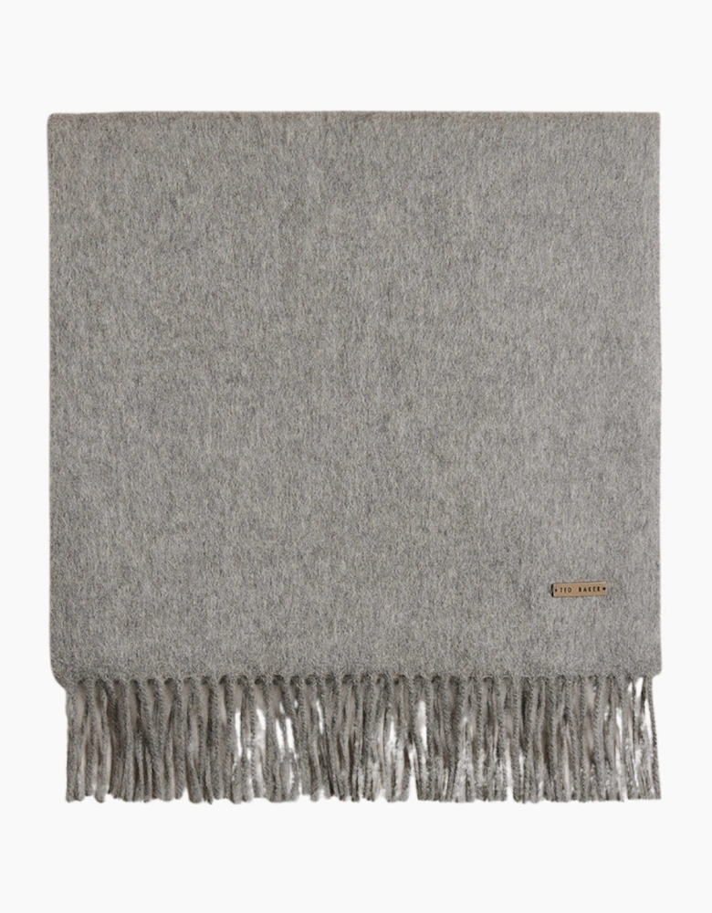 Ted Baker Stevens Woollen Grey Scarf