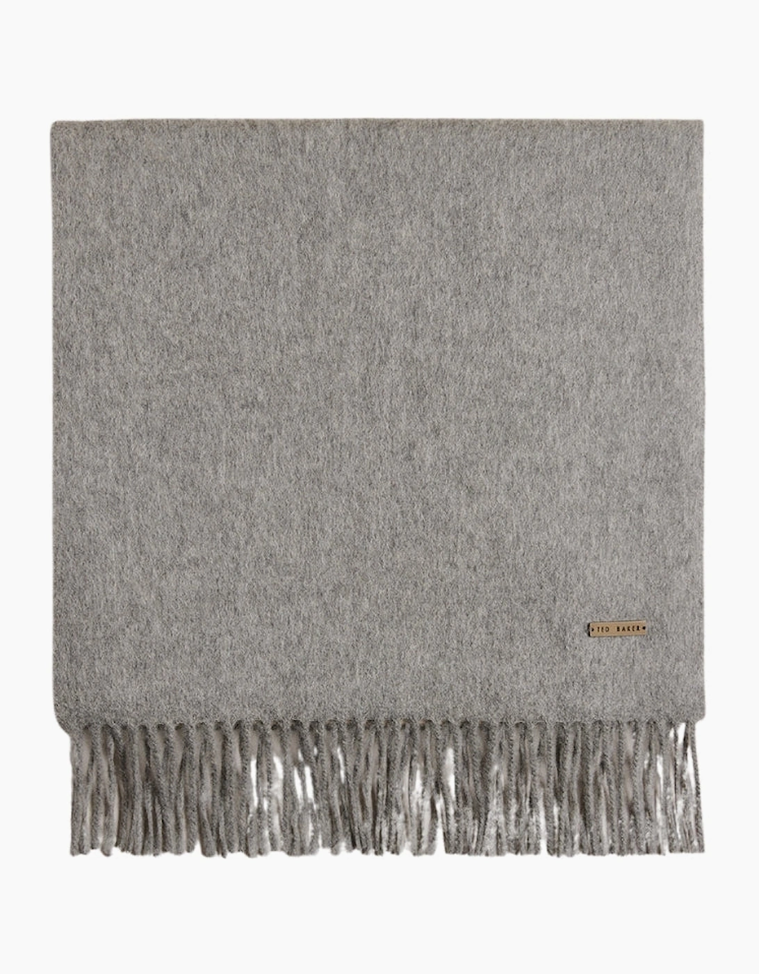 Ted Baker Stevens Woollen Grey Scarf