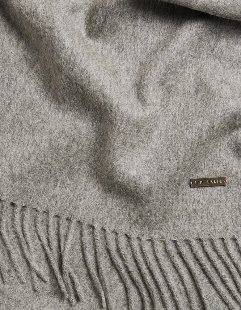 Ted Baker Stevens Woollen Grey Scarf