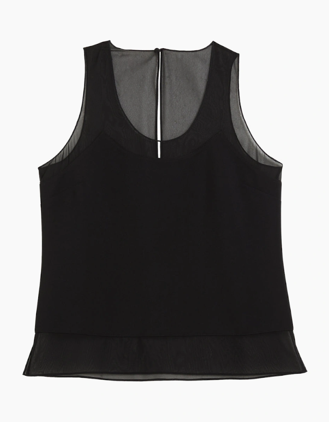 Ted Baker Tilama Racer Back Black Tank Top