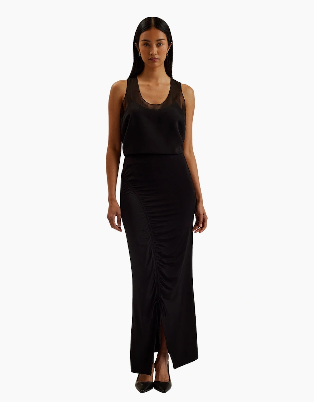 Ted Baker Tilama Racer Back Black Tank Top