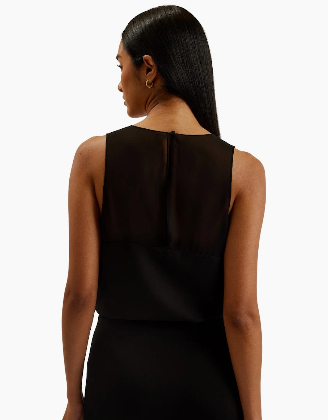 Ted Baker Tilama Racer Back Black Tank Top