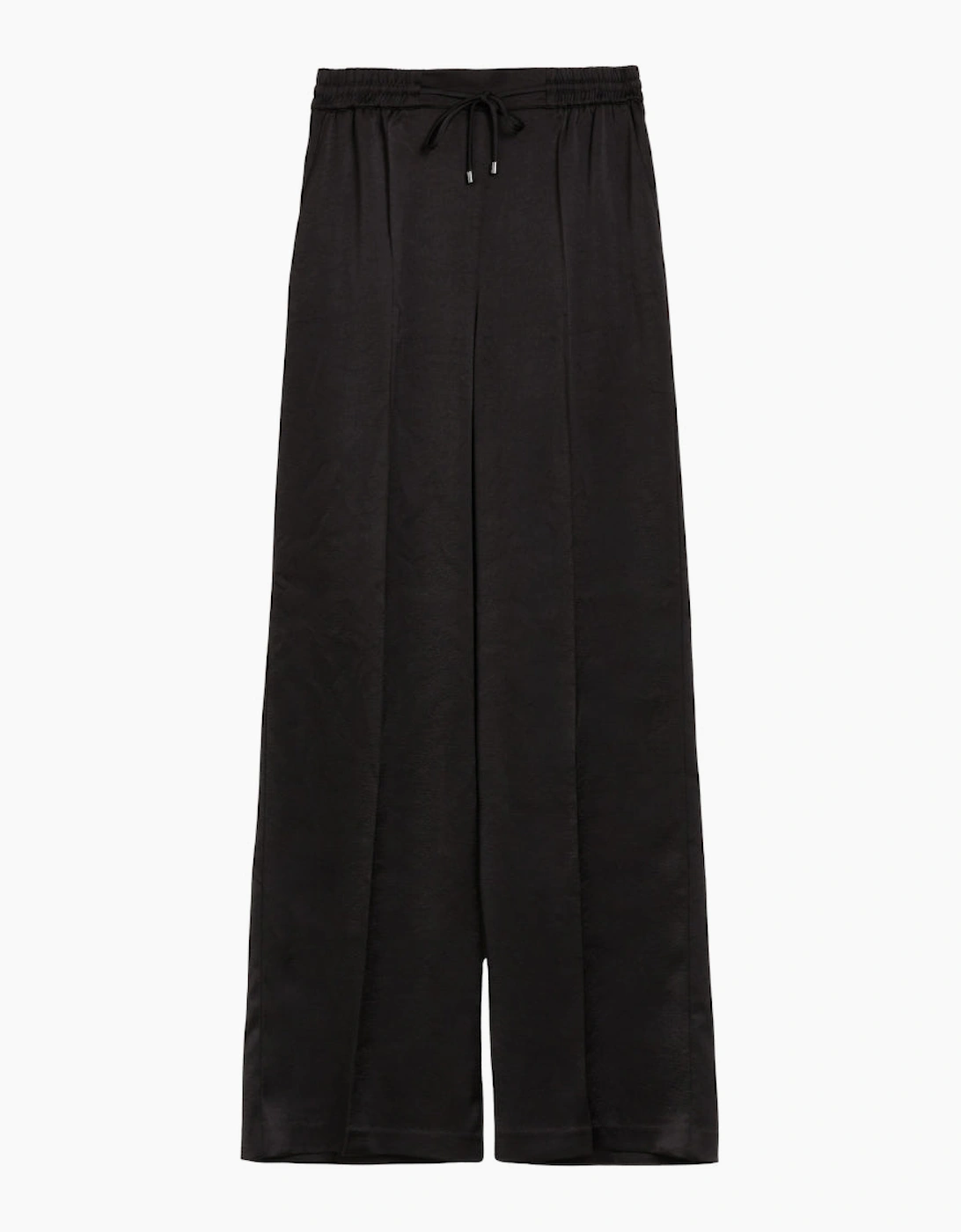Ted Baker Women's Ted Baker Umaibo Satin Wide Leg Black Joggers