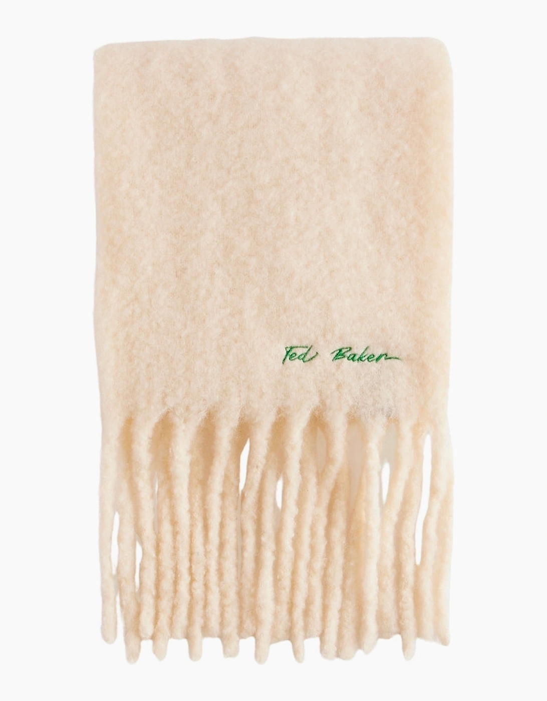 Ted Baker Shell's Skinny Woven Cream Scarf