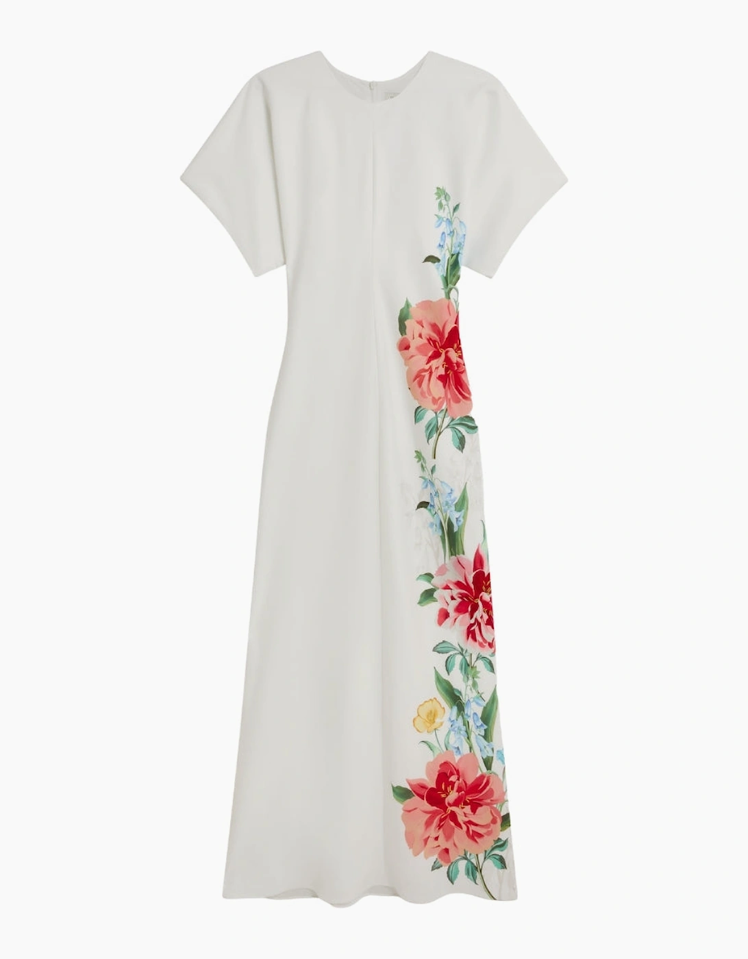 Women's Ted Baker Dodia Column White Maxi Dress - Size: 12
