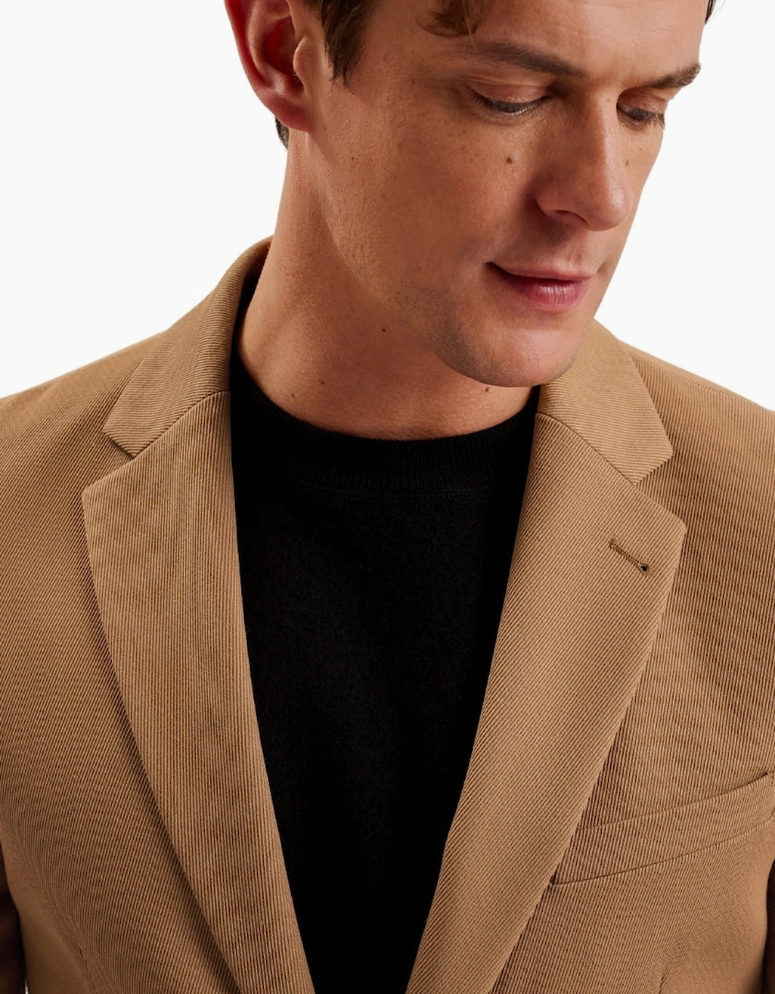 Ted Baker Nalfanj Cavalry Twill SB2 Tan Blazer Jacket