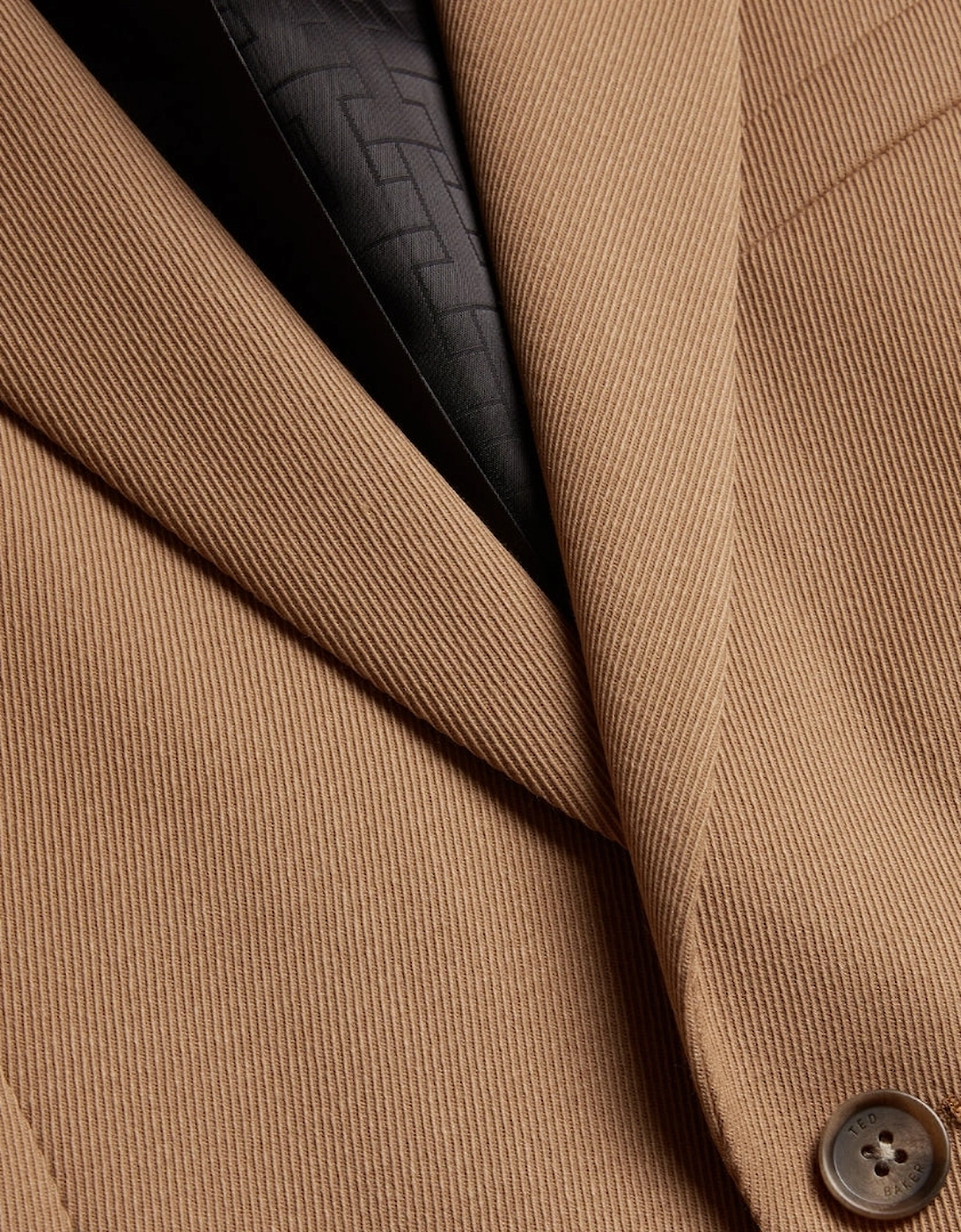 Ted Baker Nalfanj Cavalry Twill SB2 Tan Blazer Jacket