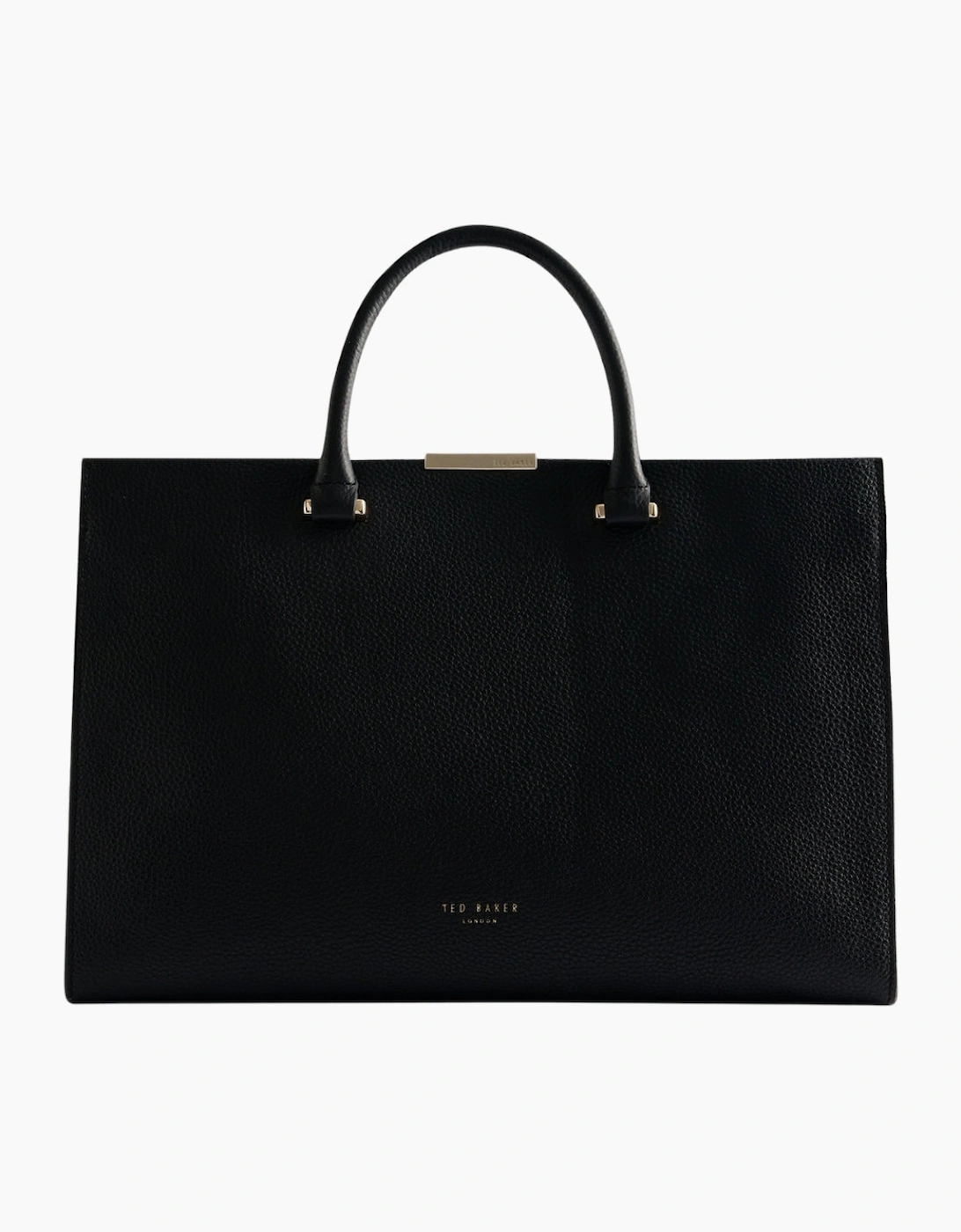 Ted Baker Rosane Bar Detail Medium Black Tote Bag