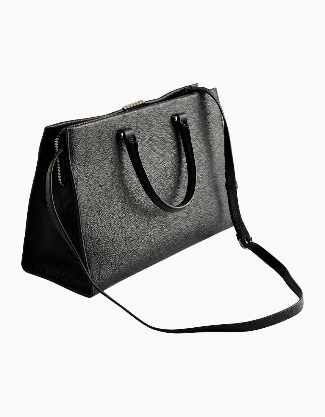 Ted Baker Rosane Bar Detail Medium Black Tote Bag