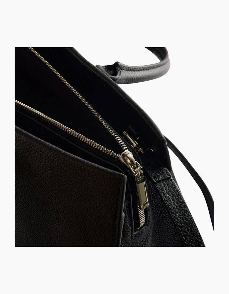 Ted Baker Rosane Bar Detail Medium Black Tote Bag