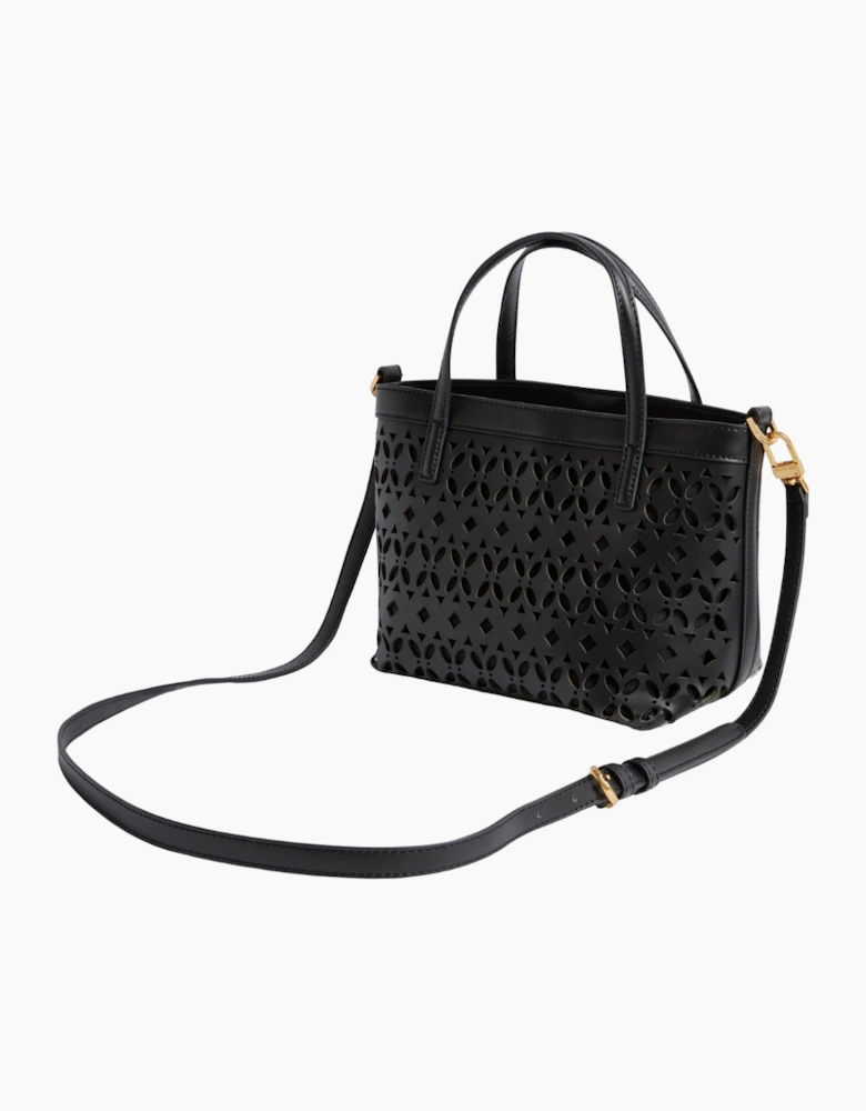 Ted Baker Lissann Laser Cut Mini Black Shopper Bag