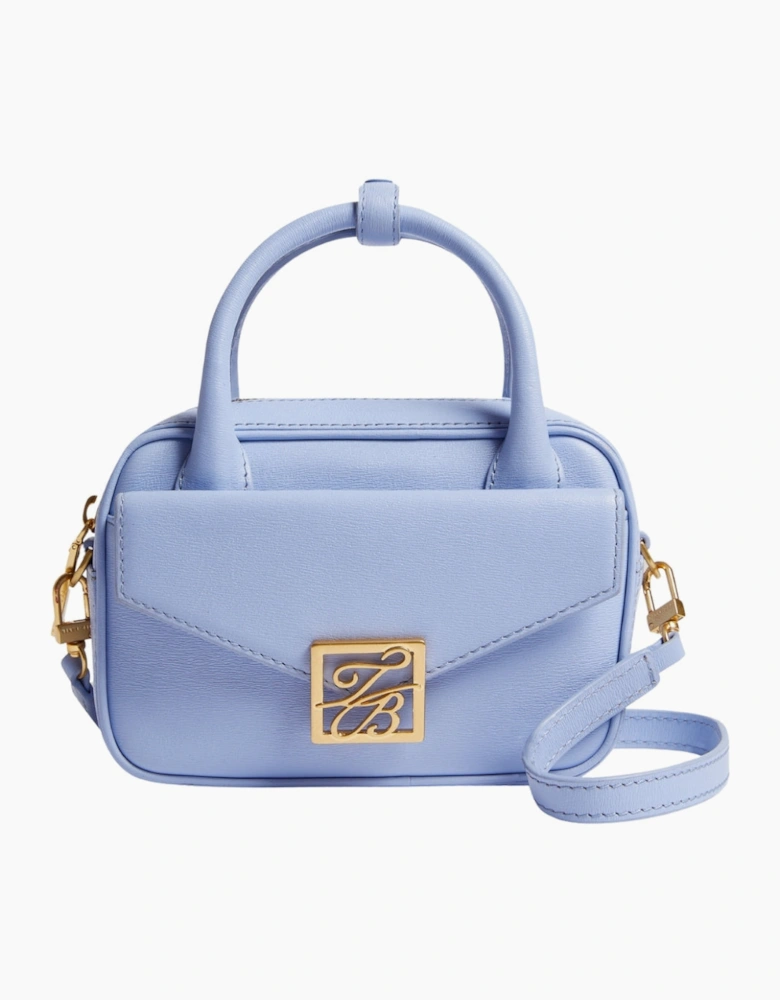 Ted Baker Anibell TB Detail Mini Leather Light Blue Crossbody Bag