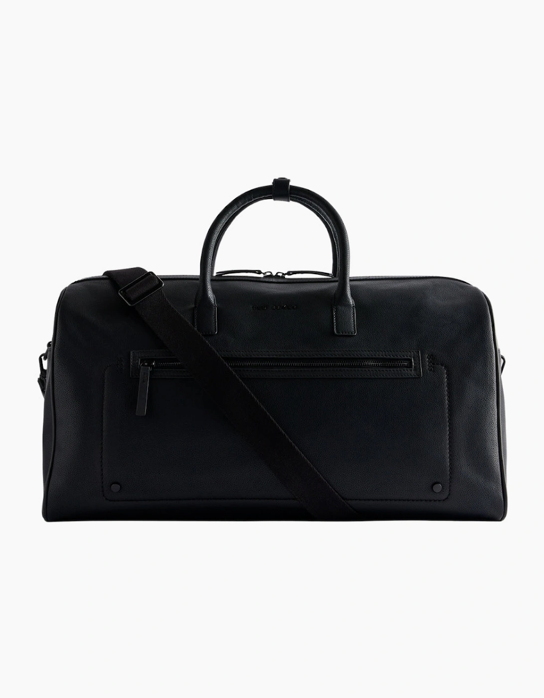Ted Baker Landers Recycled Leather Black Holdall Bag