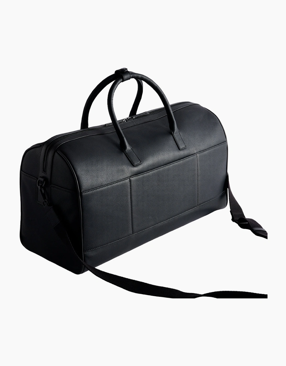Ted Baker Landers Recycled Leather Black Holdall Bag