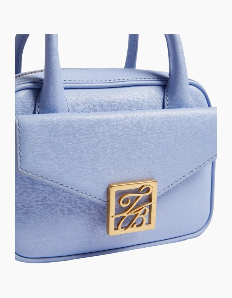 Ted Baker Anibell TB Detail Mini Leather Light Blue Crossbody Bag