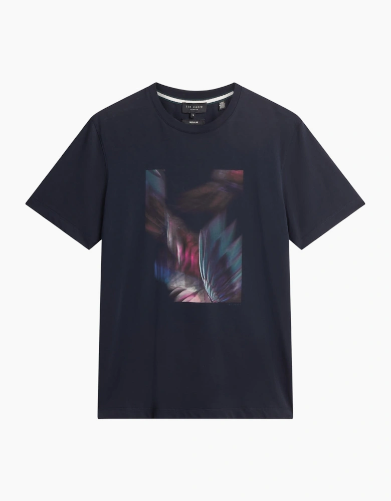 Ted Baker Father Box Printed Navy T-Shirt