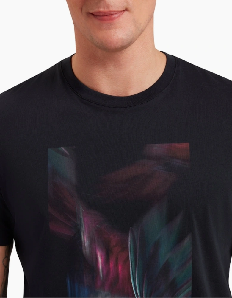 Ted Baker Father Box Printed Navy T-Shirt