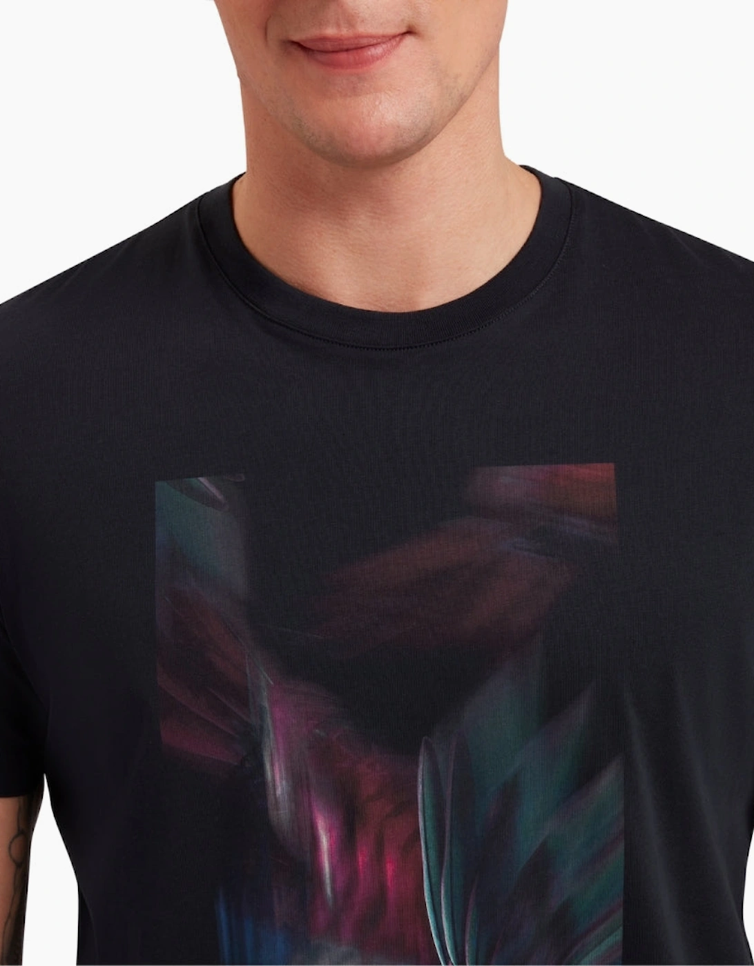 Ted Baker Father Box Printed Navy T-Shirt