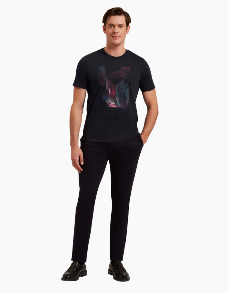 Ted Baker Father Box Printed Navy T-Shirt
