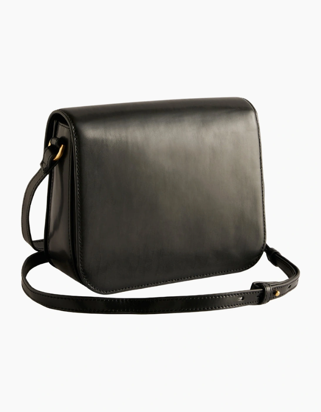Ted Baker Kkayli Polished Leather Black Satchel Bag