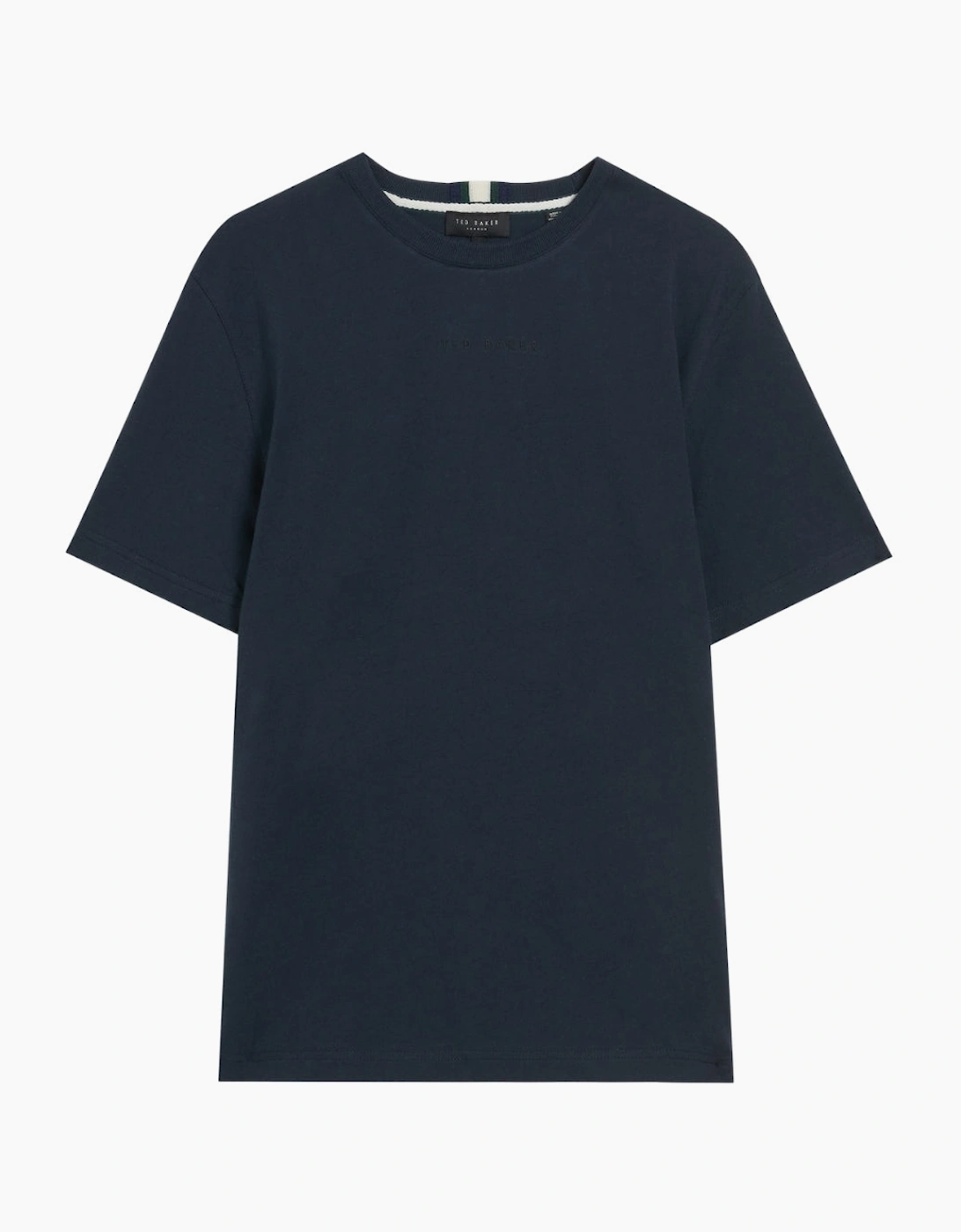 Ted Baker Wiskin Regular Navy Branded T-Shirt