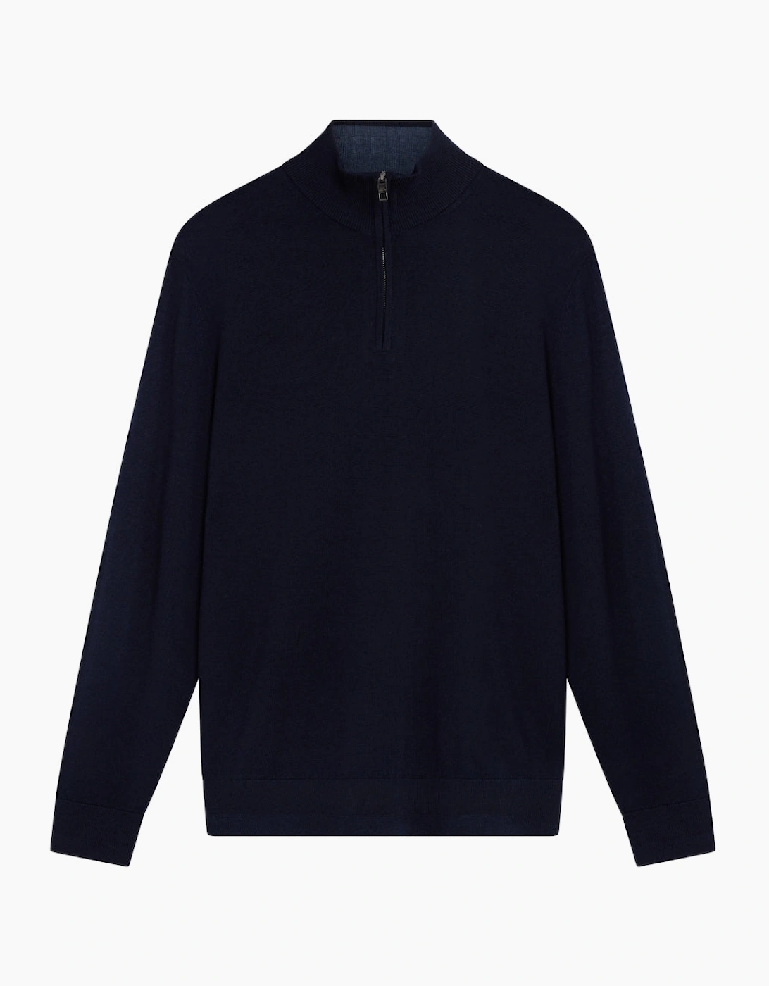 Ted Baker Limehas Merino Core Half Zip Navy Jumper