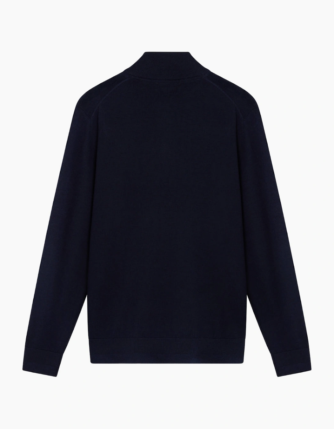 Ted Baker Limehas Merino Core Half Zip Navy Jumper