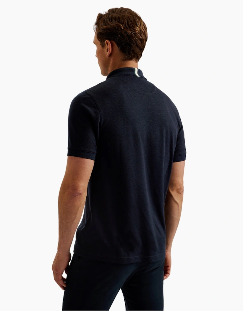 Ted Baker Karty Regular Branded Navy Polo Shirt