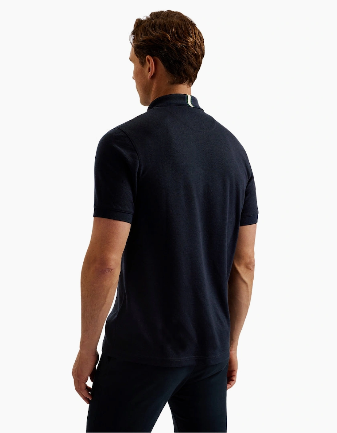 Ted Baker Karty Regular Branded Navy Polo Shirt