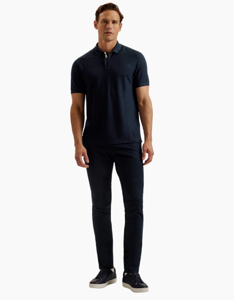 Ted Baker Karty Regular Branded Navy Polo Shirt