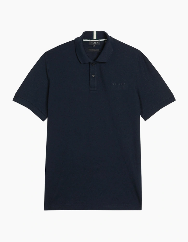 Ted Baker Karty Regular Branded Navy Polo Shirt