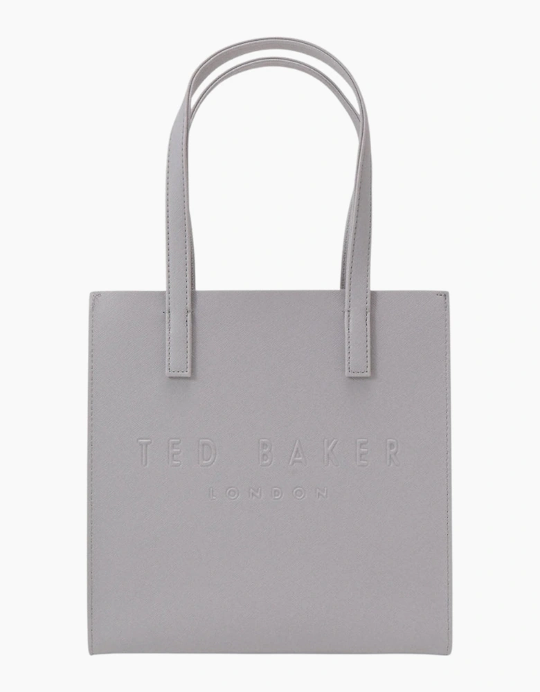 Ted Baker Crosshatch Small Icon Light Grey Bag