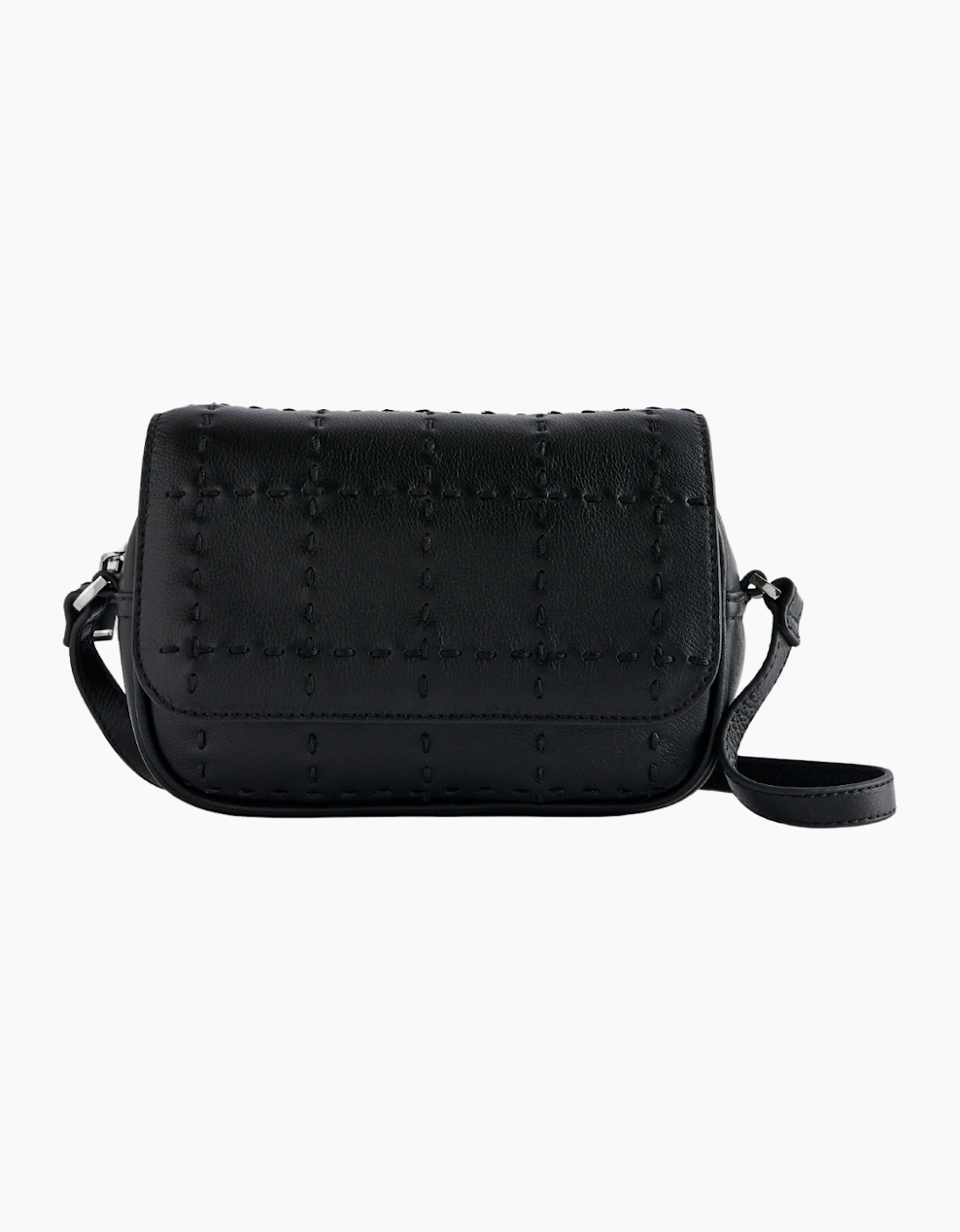 Ted Bake Stalina Stitch Detail Black Camera Bag